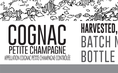 Petite Champagne Cognac, Partial Label