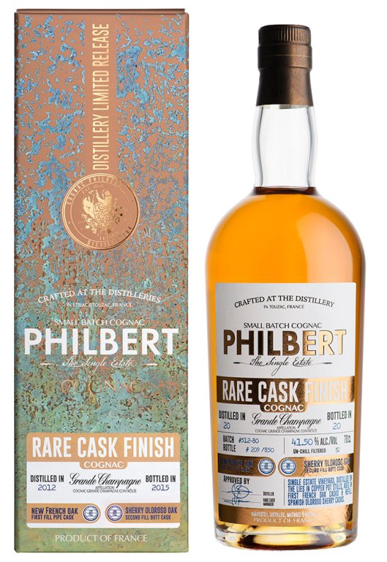 Cognac Philbert 2012 Grande Champagne finished in Oloroso Sherry Cask
