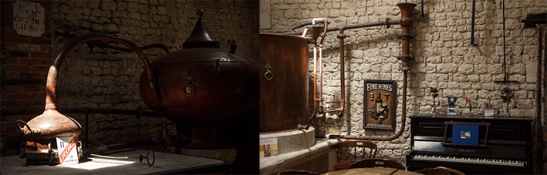 Logis du Paradis, Cognac, Charente, Distillery